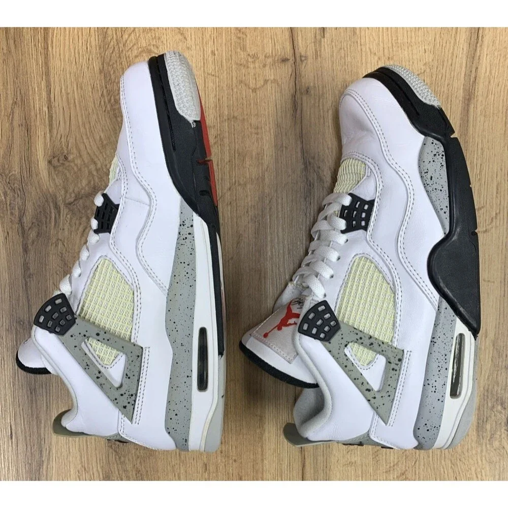 Nike Air Jordan 4 Retro White Cement 2016 (840606-192) Men’s Size 10 – Used